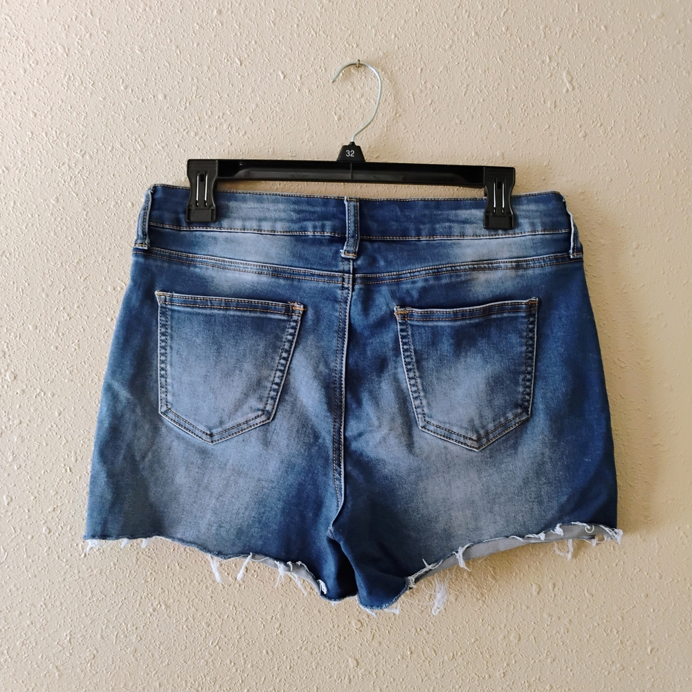 Hydraulic Women's Blue Denim Shorts - Picture 2 of 4